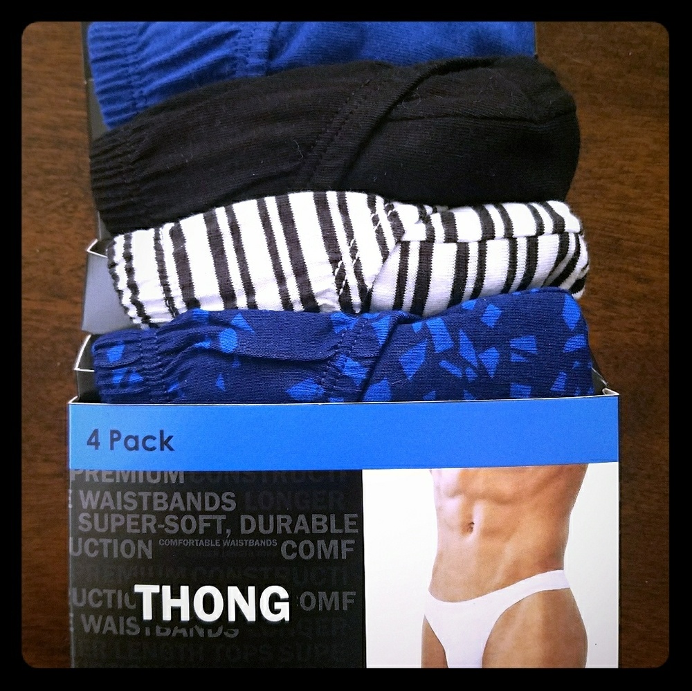 Men's 4 Pack Thong